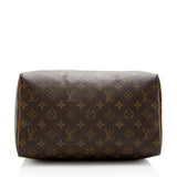 Louis Vuitton Vintage Monogram Canvas Speedy 30 Satchel (SHF-17823)