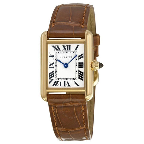 Cartier Women's W1529856 Tank Brown Leather Watch