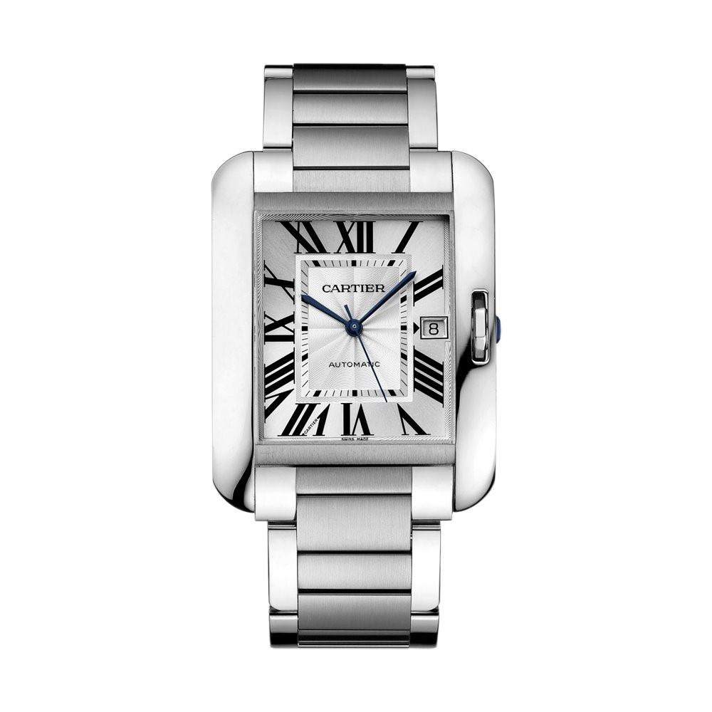 Cartier Men's W5310008 Tank Stainless Steel Watch