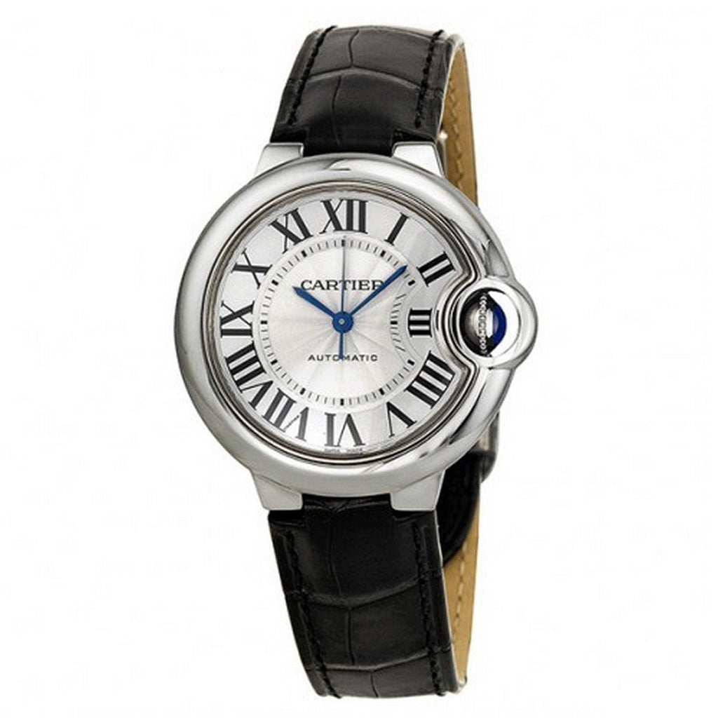 Cartier Women's W6920085 Ballon Bleu Automatic Black Leather Watch