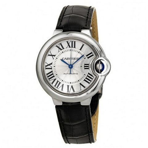 Cartier Women's W6920085 Ballon Bleu Automatic Black Leather Watch