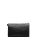 Saffiano leather clutch