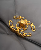 Chanel Large Grey 19 Shoulder Bag - ASL1590