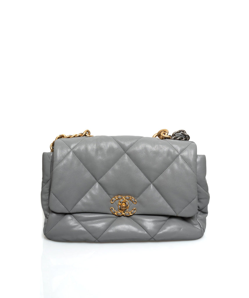 Chanel Large Grey 19 Shoulder Bag - ASL1590