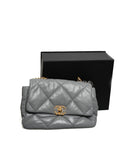Chanel Large Grey 19 Shoulder Bag - ASL1590