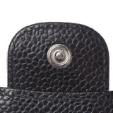Chanel Black Caviar Quilted Large Gusset Flap Wallet