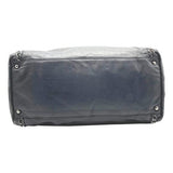 Chanel Bowling Smooth Calfskin Large Luxe Ligne Bowler Black Leather Shoulder Bag