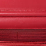 Chanel Boy Wallet on Chain Calfskin Quilted Woc Red Leather Shoulder Bag