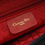 CHRISTIAN DIOR Cannage Hand Bag Black Nylon