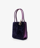 Christian Dior Cannage Velvet Handbag
