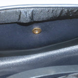 CHRISTIAN DIOR Chain Shoulder Bag Black Canvas Auth 21499 MW2753