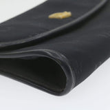 CHRISTIAN DIOR Chain Shoulder Bag Black Canvas Auth 21499 MW2753