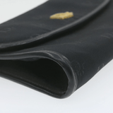 CHRISTIAN DIOR Chain Shoulder Bag Black Canvas Auth 21499 MW2753