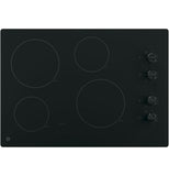 GE 30″ Built-In Knob Control Electric Cooktop JP3030DWBB
