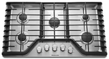 KitchenAid 36″ 5-Burner Gas Cooktop KCGS356ESS