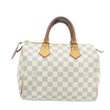 LOUIS VUITTON Damier Azur Speedy 25 Hand Bag SP2047