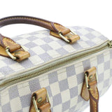 LOUIS VUITTON Damier Azur Speedy 25 Hand Bag SP2047
