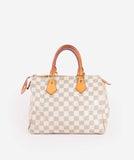 LOUIS VUITTON Damier Azur Speedy 25 Hand Bag SP2047
