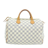 LOUIS VUITTON Damier Azur Speedy 30 Hand Bag LV DU2029