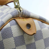 LOUIS VUITTON Damier Azur Speedy 30 Hand Bag LV DU2029