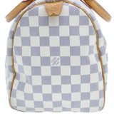 LOUIS VUITTON Damier Azur Speedy 30 Hand Bag LV DU2029