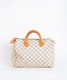 LOUIS VUITTON Damier Azur Speedy 30 Hand Bag LV DU2029