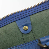 LOUIS VUITTON Epi Keepall 50 Boston Bag Blue VI0990
