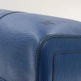 LOUIS VUITTON Epi Keepall 50 Boston Bag Blue VI0990