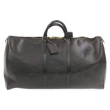Louis Vuitton Epi Keepall 55 Boston Bag Black