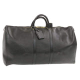 Louis Vuitton Epi Keepall 55 Boston Bag Black