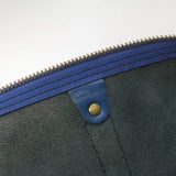 LOUIS VUITTON Epi Keepall 55 Boston Bag Blue VI1920