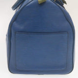 LOUIS VUITTON Epi Keepall 55 Boston Bag Blue VI1920