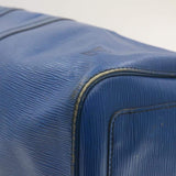 LOUIS VUITTON Epi Keepall 55 Boston Bag Blue VI1920