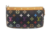 Louis Vuitton Monogram Multicolor Pochette Accessoires Pouch Black SL1013