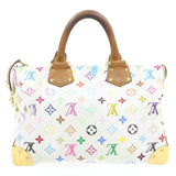 LOUIS VUITTON Monogram Murakami White Speedy 30 Hand Bag SP0013