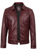 Men's Black Harrington Classic Leather Jacket