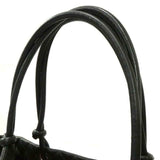 Chanel Cambon Quilted Large Black Calfskin Leather Tote