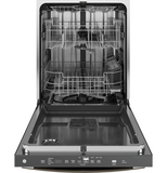 GE 24 in. Top Control Flush-Mount Dishwasher with 45 dBa Sound Level, 3rd-Rack & Dry Boost – Fingerprint Resistant Stainless