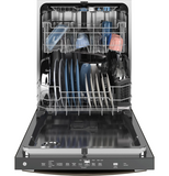 GE 24 in. Top Control Flush-Mount Dishwasher with 45 dBa Sound Level, 3rd-Rack & Dry Boost – Fingerprint Resistant Stainless