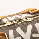 LOUIS VUITTON Monogram Graffiti Keepall 50 Boston Bag - AWL1430